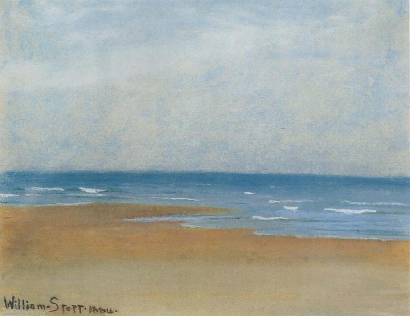 William Stott of Oldham A Seascape oil painting image